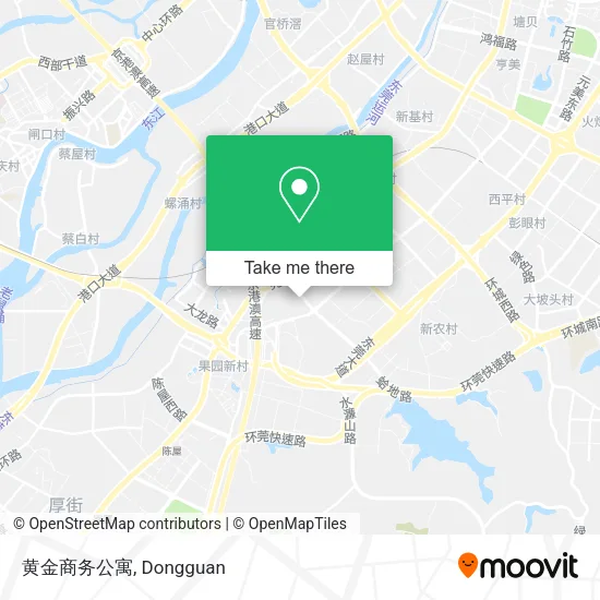 黄金商务公寓 map