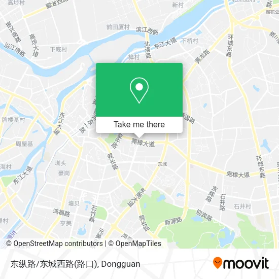 东纵路/东城西路(路口) map