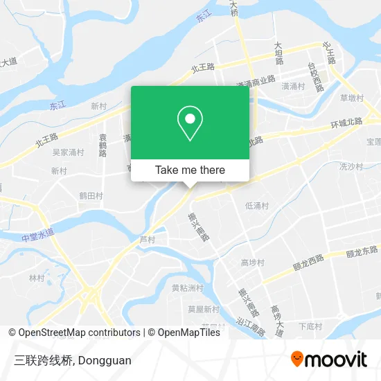 三联跨线桥 map