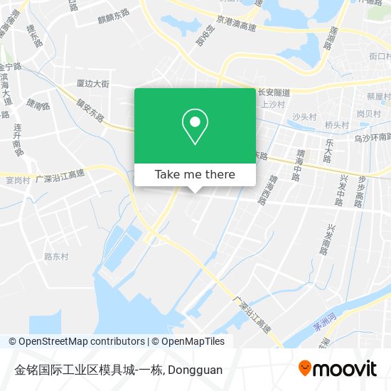 金铭国际工业区模具城-一栋 map