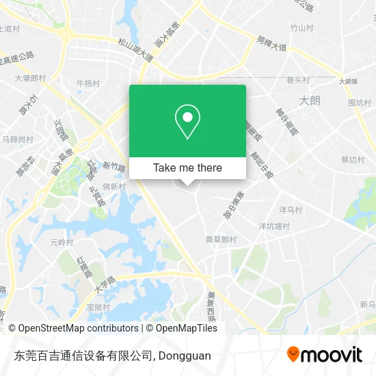 东莞百吉通信设备有限公司 map