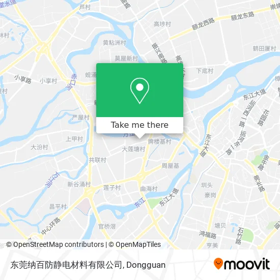 东莞纳百防静电材料有限公司 map