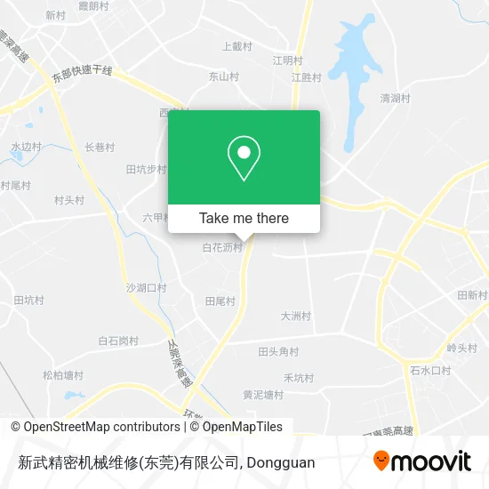 新武精密机械维修(东莞)有限公司 map