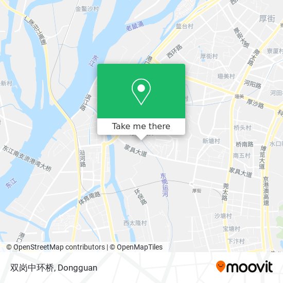 双岗中环桥 map