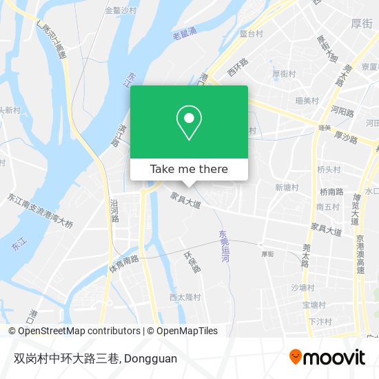 双岗村中环大路三巷 map