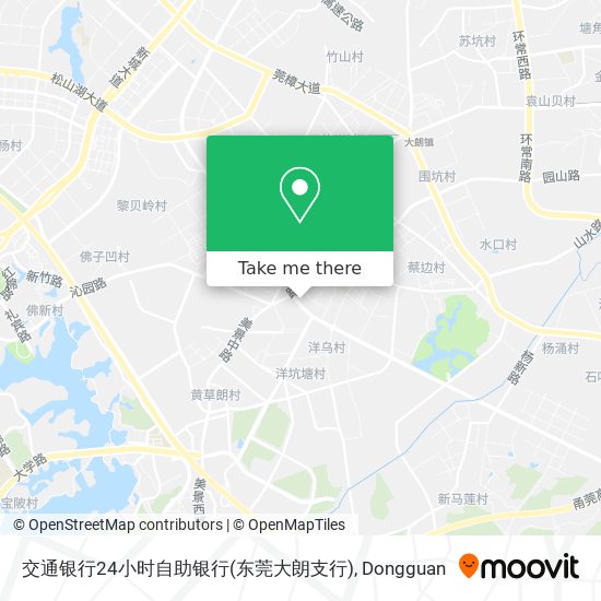 交通银行24小时自助银行(东莞大朗支行) map