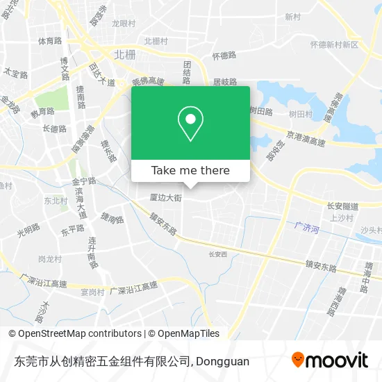 东莞市从创精密五金组件有限公司 map