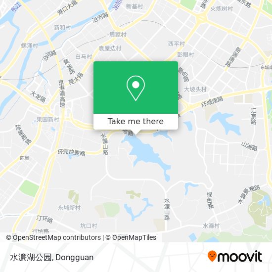 水濂湖公园 map