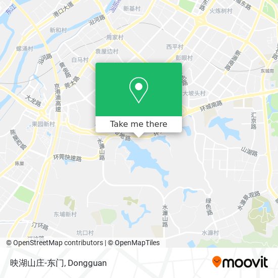 映湖山庄-东门 map
