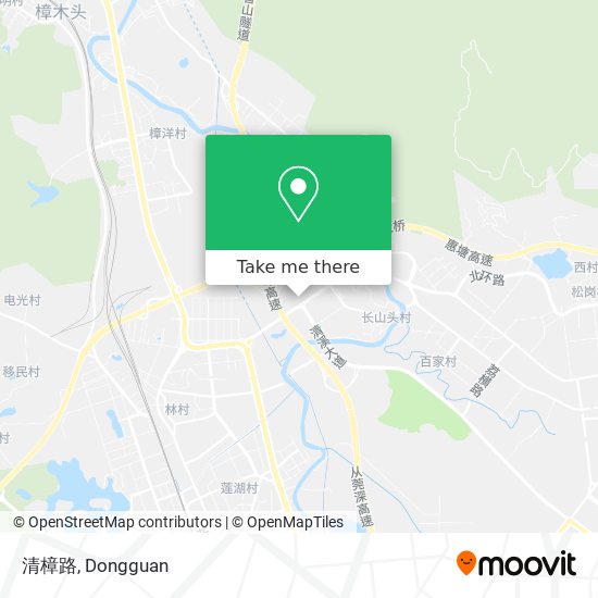 清樟路 map