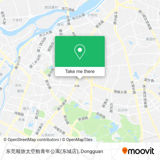 东莞顺旅太空舱青年公寓(东城店) map