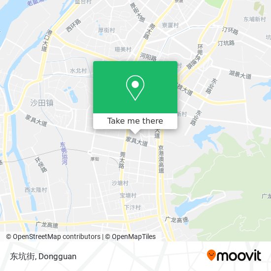 东坑街 map