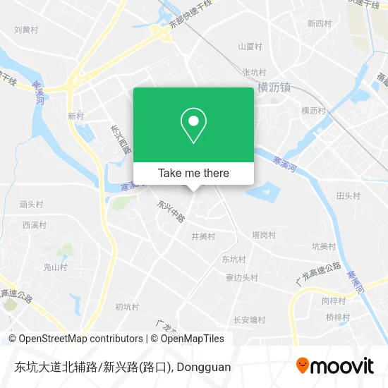 东坑大道北辅路/新兴路(路口) map