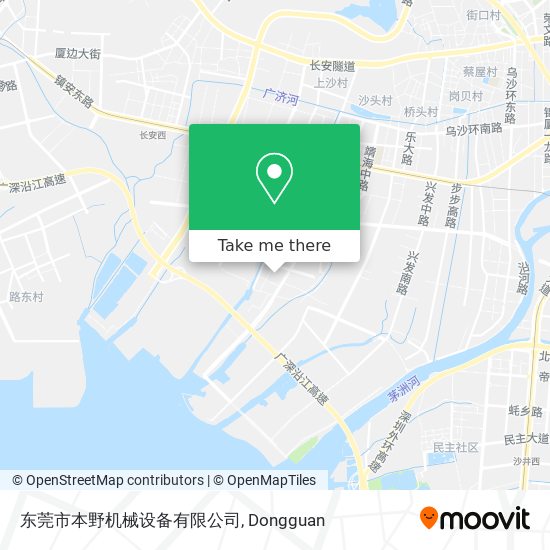 东莞市本野机械设备有限公司 map