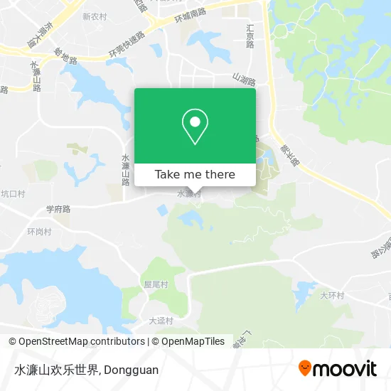 水濂山欢乐世界 map