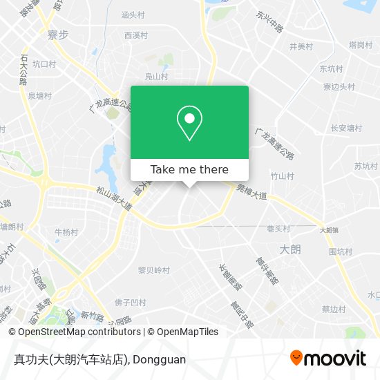真功夫(大朗汽车站店) map