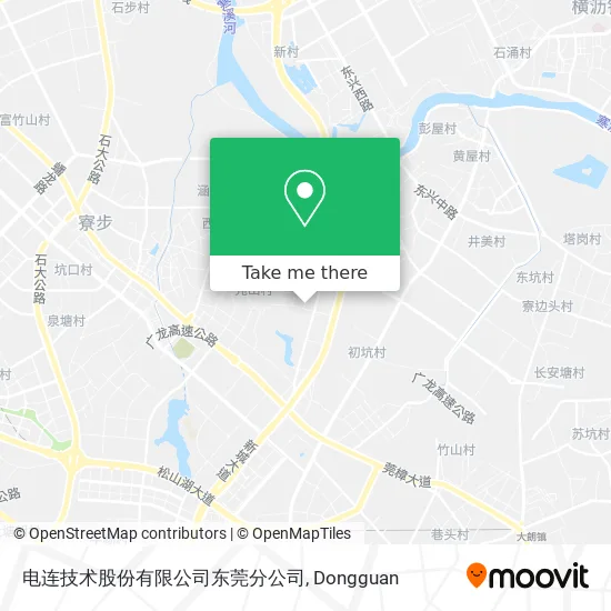 电连技术股份有限公司东莞分公司 map
