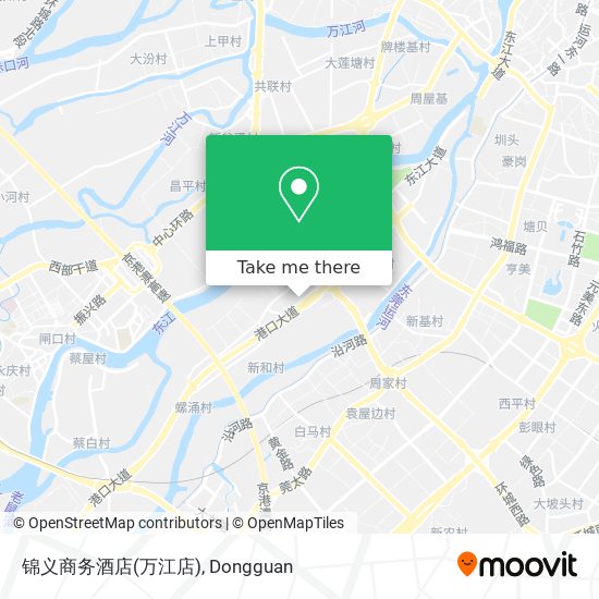 锦义商务酒店(万江店) map