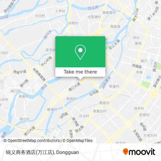 锦义商务酒店(万江店) map
