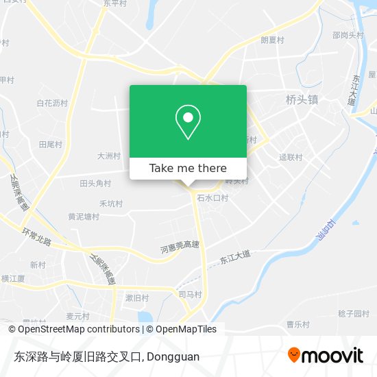 东深路与岭厦旧路交叉口 map