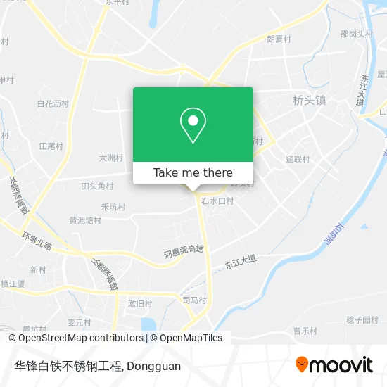 华锋白铁不锈钢工程 map