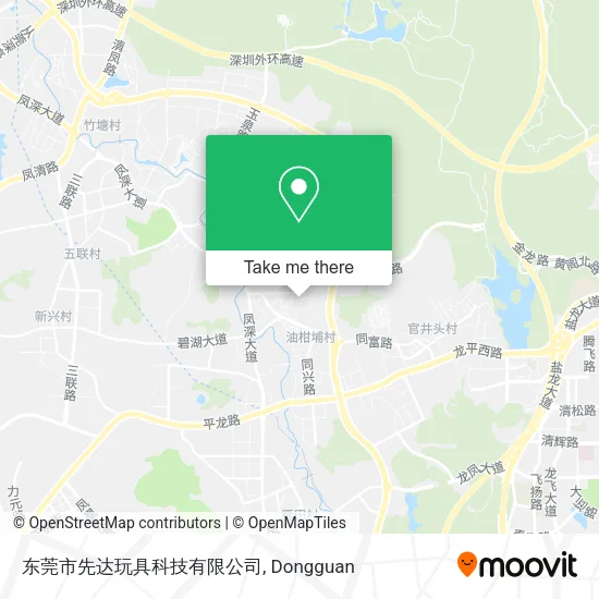 东莞市先达玩具科技有限公司 map