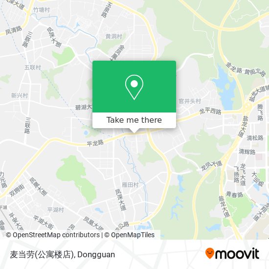 麦当劳(公寓楼店) map