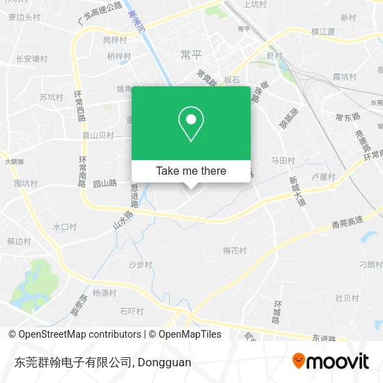 东莞群翰电子有限公司 map