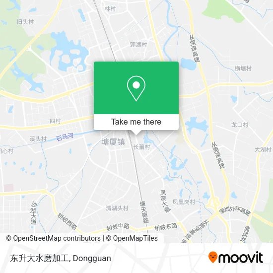 东升大水磨加工 map