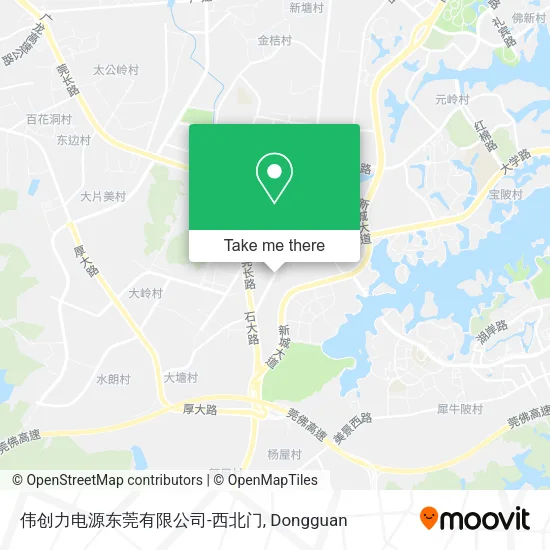伟创力电源东莞有限公司-西北门 map