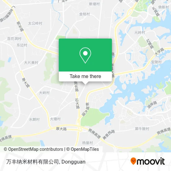 万丰纳米材料有限公司 map