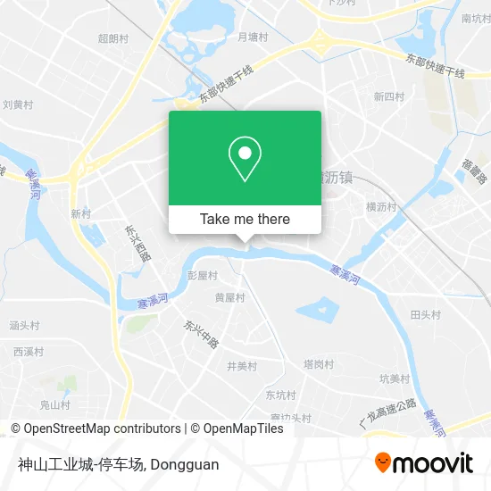 神山工业城-停车场 map