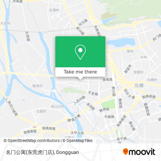 名门公寓(东莞虎门店) map