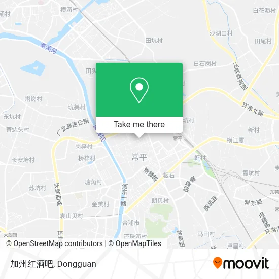 加州红酒吧 map