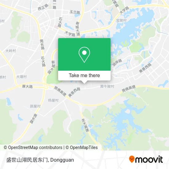 盛世山湖民居东门 map