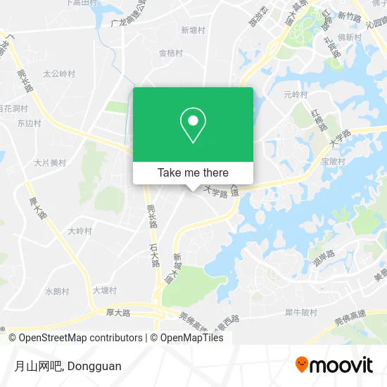 月山网吧 map