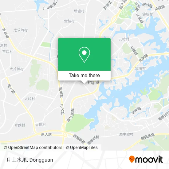 月山水果 map