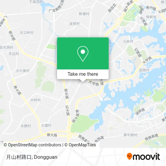 月山村路口 map