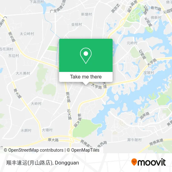 顺丰速运(月山路店) map