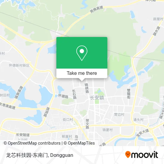 龙芯科技园-东南门 map