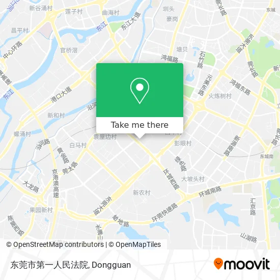 东莞市第一人民法院 map