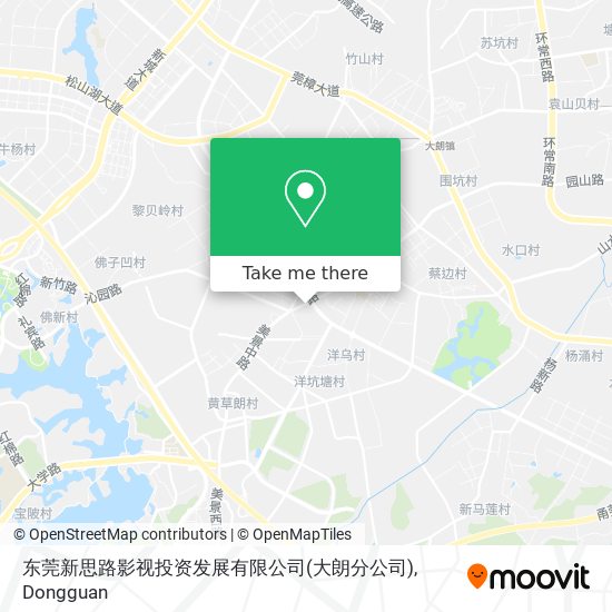 东莞新思路影视投资发展有限公司(大朗分公司) map