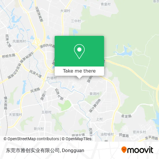 东莞市雅创实业有限公司 map