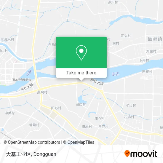大基工业区 map