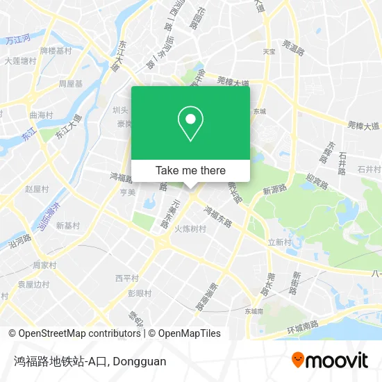 鸿福路地铁站-A口 map