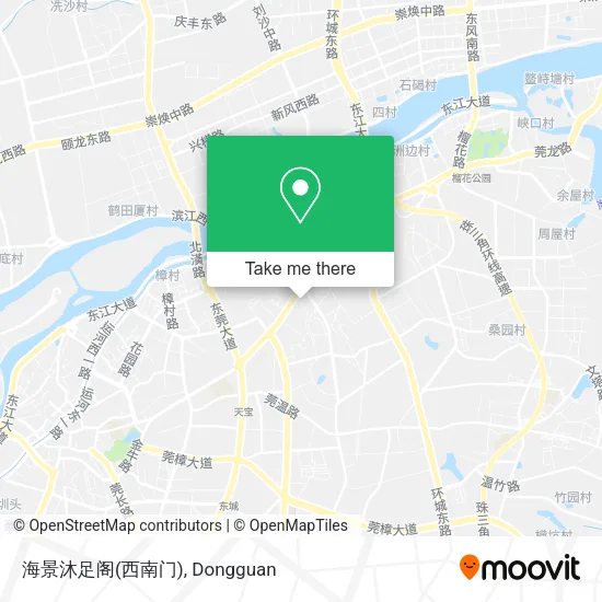 海景沐足阁(西南门) map