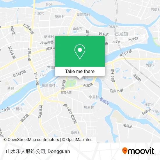 山水乐人服饰公司 map