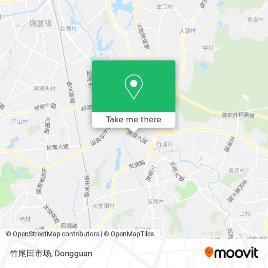 竹尾田市场 map
