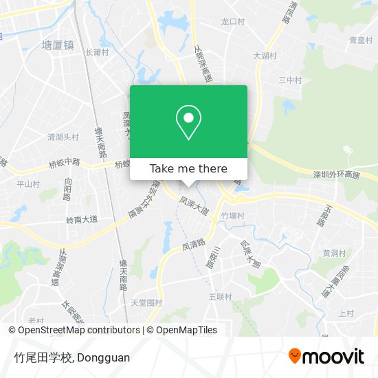 竹尾田学校 map