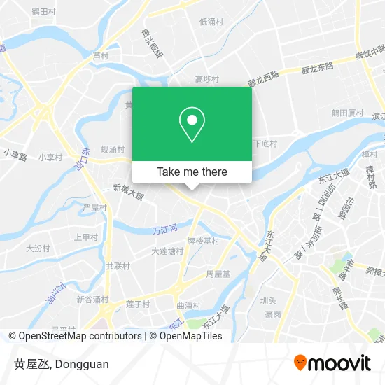 黄屋氹 map
